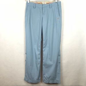 American Eagle Blue White Pinstripe Pants